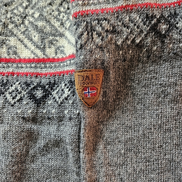 Dale Of Norway Sweater Mens Large Gray - Picture 4 of 8